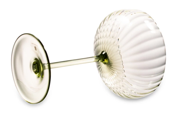 Набор креманок для шампанского Anna Von Lipa Лион 280 мл, 2 шт, стекло хрустальное, зеленый