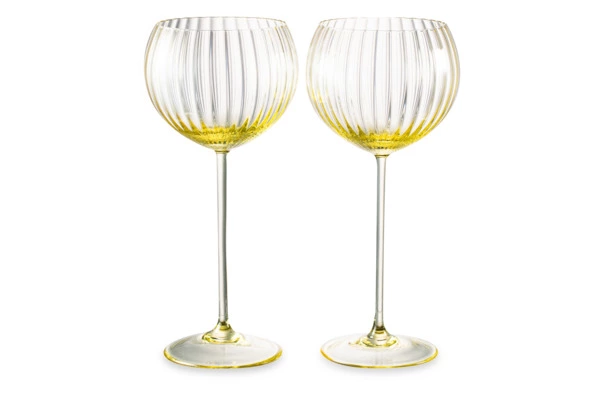 Набор бокалов для красного вина Anna Von Lipa Лион 580 мл, 2 шт, стекло хрустальное, желтый
