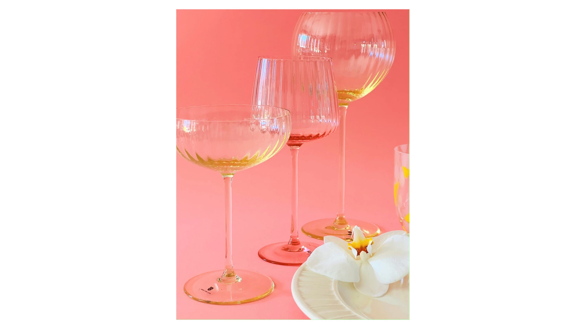 Набор бокалов для красного вина Anna Von Lipa Лион 580 мл, 2 шт, стекло хрустальное, желтый