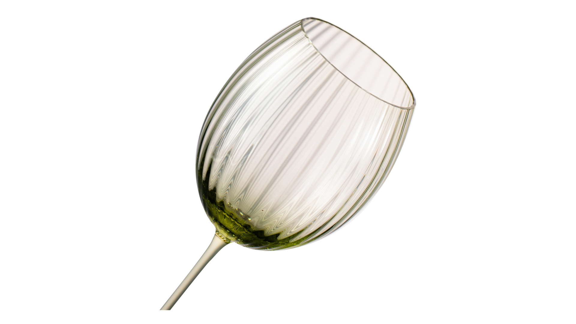 Набор бокалов для белого вина Anna Von Lipa Лион 380 мл, 2 шт, стекло хрустальное, зеленый