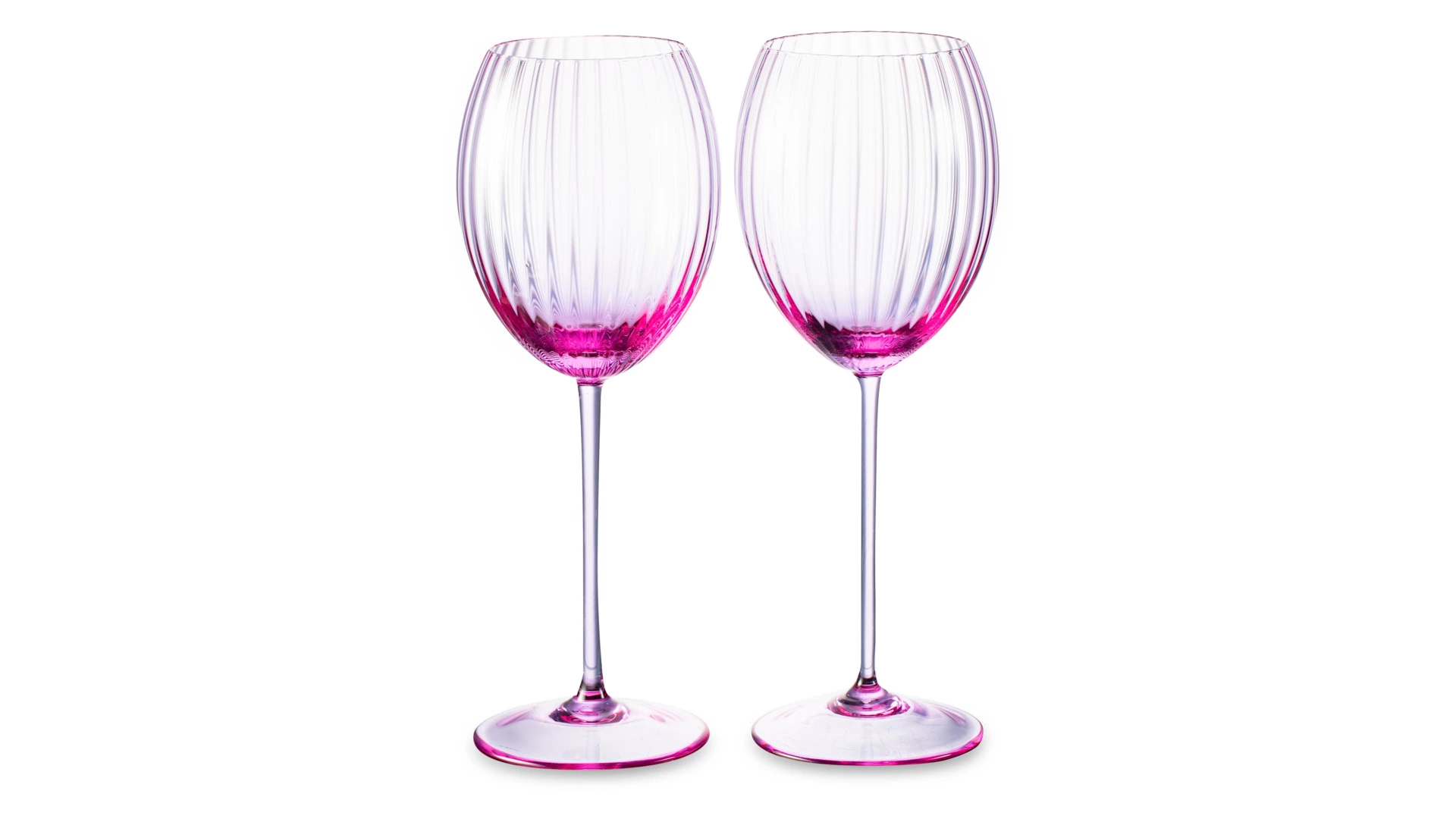 Набор бокалов для белого вина Anna Von Lipa Лион 380 мл, 2 шт, стекло хрустальное, лиловый