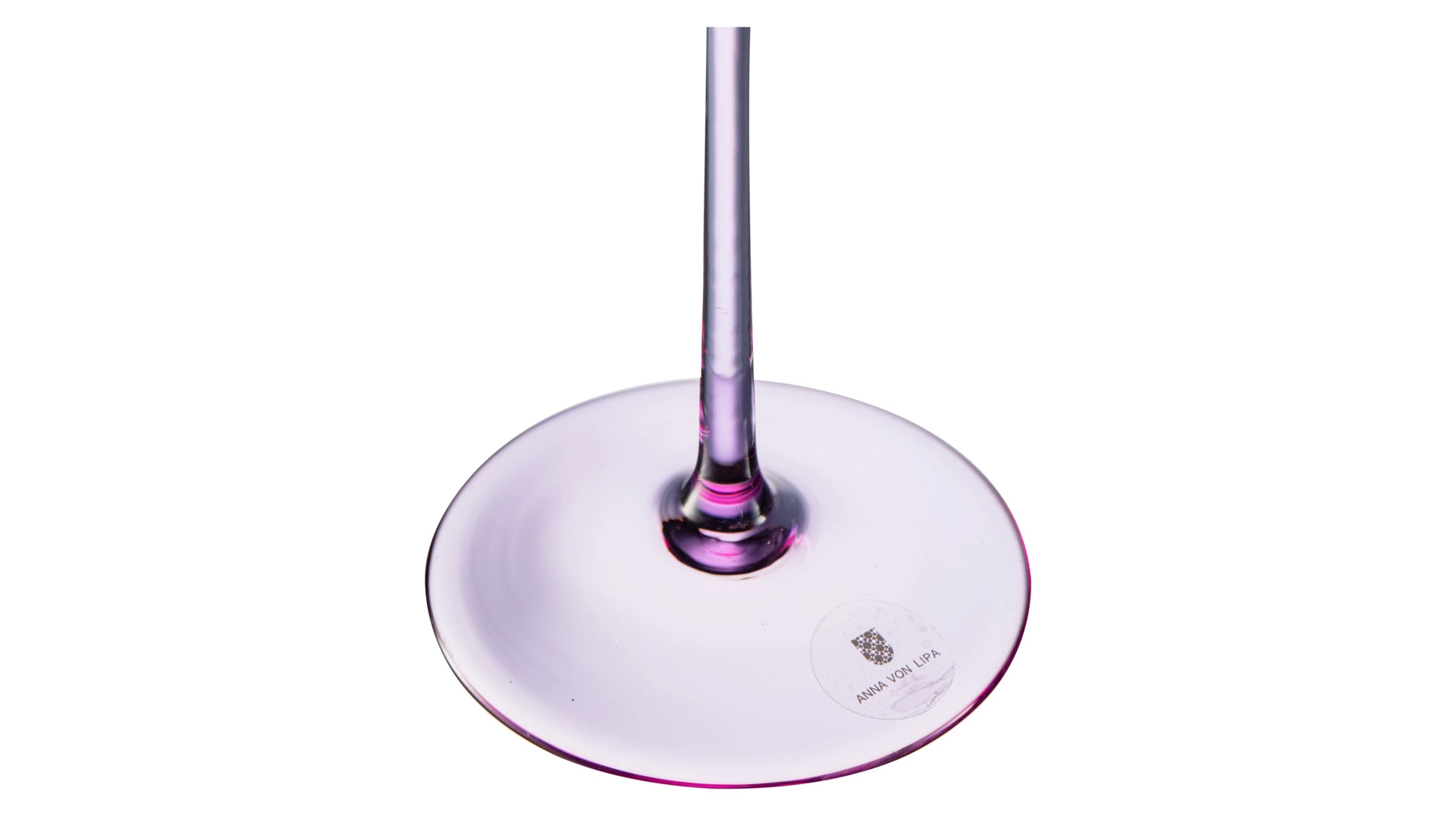 Набор бокалов для белого вина Anna Von Lipa Лион 380 мл, 2 шт, стекло хрустальное, лиловый