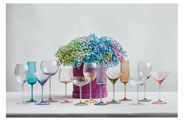 Набор бокалов для белого вина Anna Von Lipa Лион 380 мл, 2 шт, стекло хрустальное, розовый