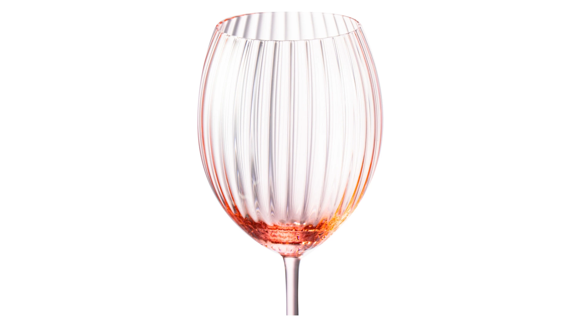 Набор бокалов для белого вина Anna Von Lipa Лион 380 мл, 2 шт, стекло хрустальное, розовый