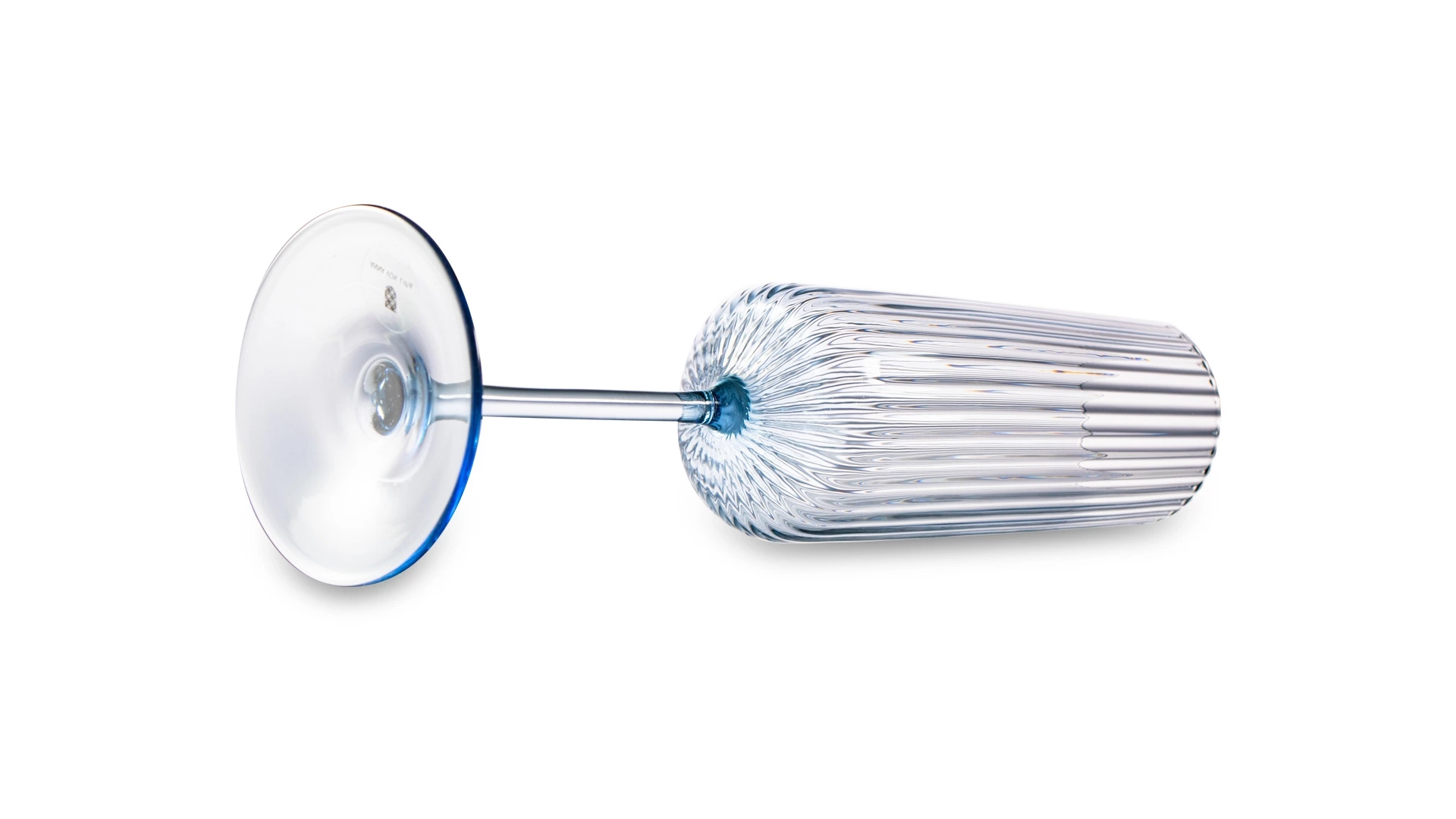 Набор бокалов для шампанского Anna Von Lipa Пульсация 200 мл, 2 шт, стекло хрустальное, дымчатый