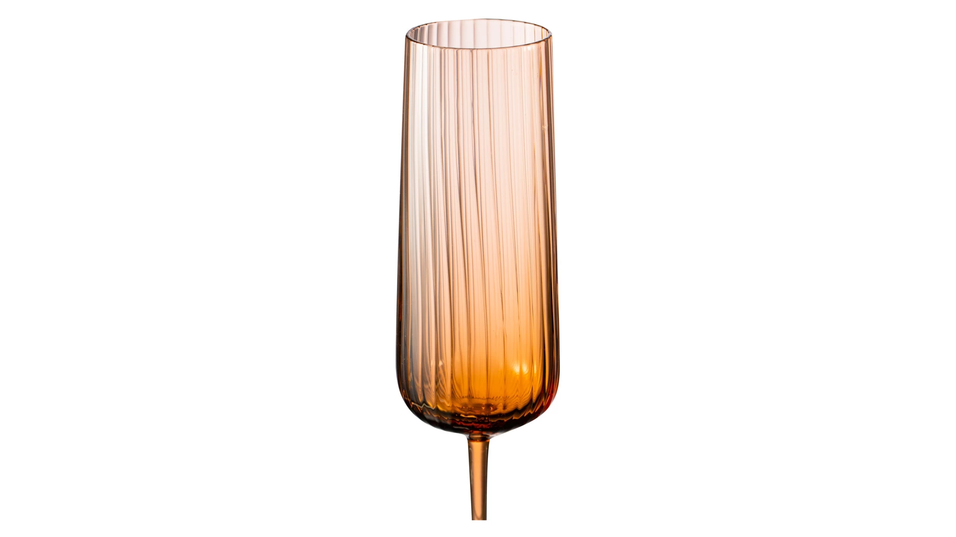 Набор бокалов для шампанского Anna Von Lipa Пульсация 200 мл, 2 шт, стекло хрустальное, кофейный