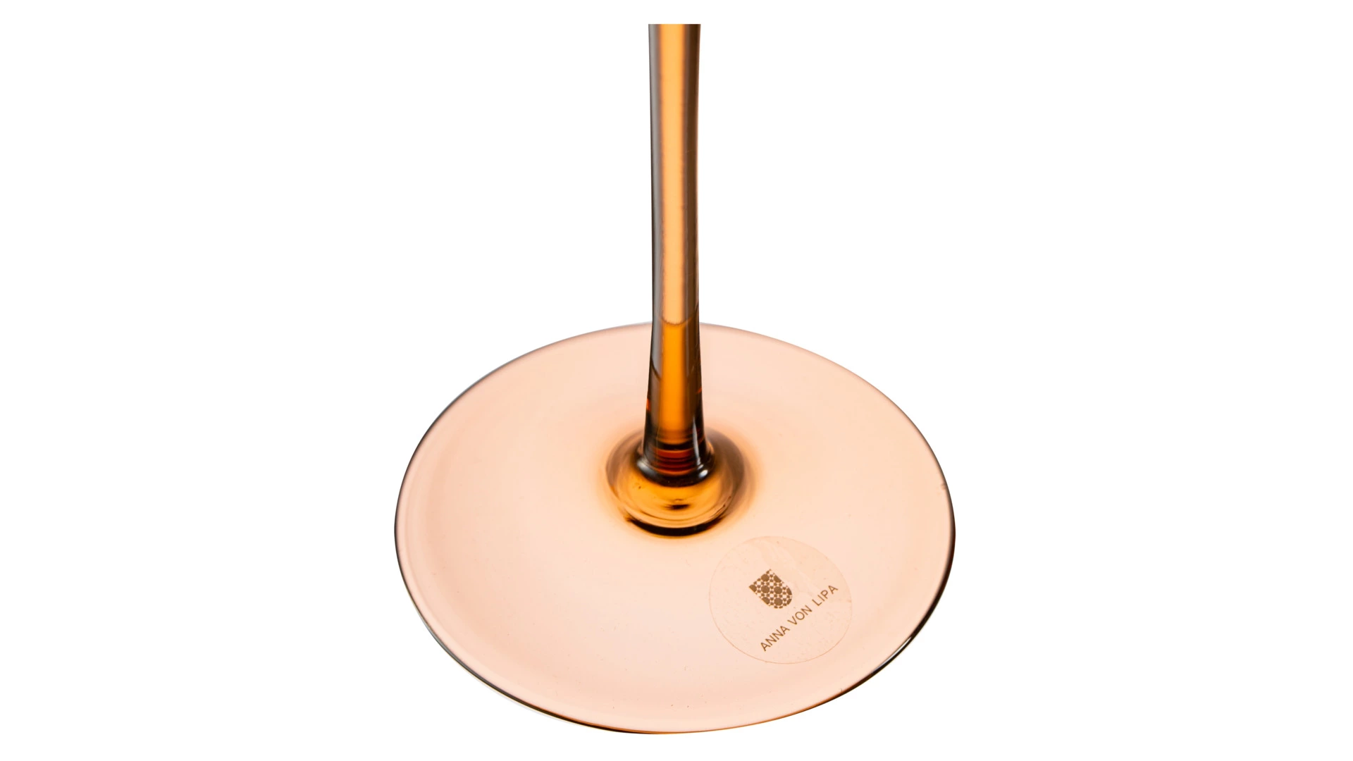 Набор бокалов для шампанского Anna Von Lipa Пульсация 200 мл, 2 шт, стекло хрустальное, кофейный