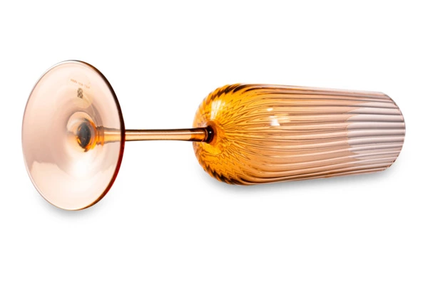 Набор бокалов для шампанского Anna Von Lipa Пульсация 200 мл, 2 шт, стекло хрустальное, кофейный