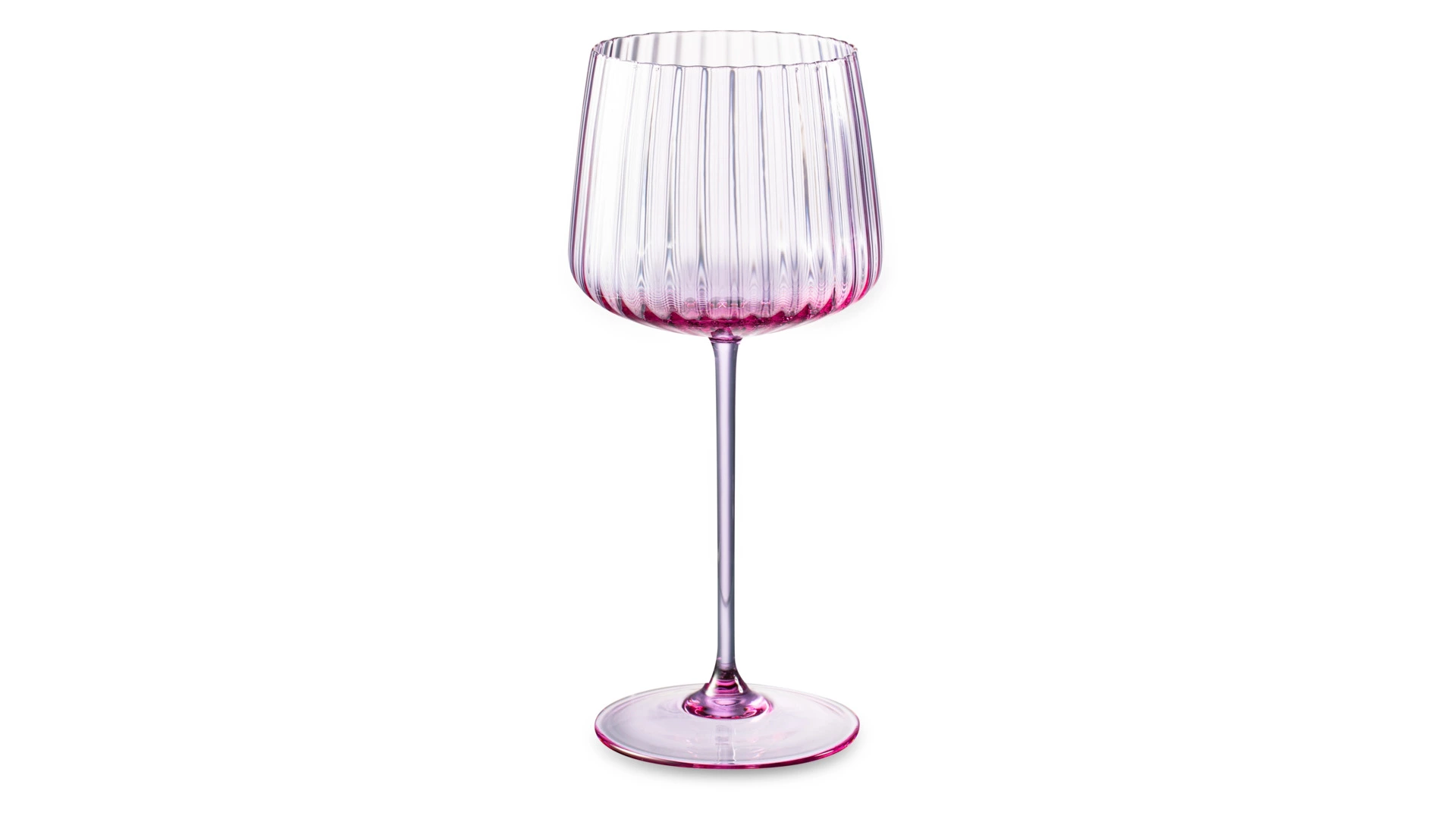 Бокал для белого вина Anna Von Lipa Пульсация 230 мл, стекло хрустальное, лиловый