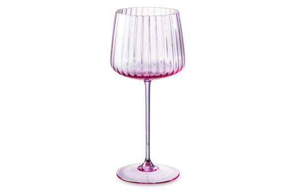 Бокал для белого вина Anna Von Lipa Пульсация 230 мл, стекло хрустальное, лиловый