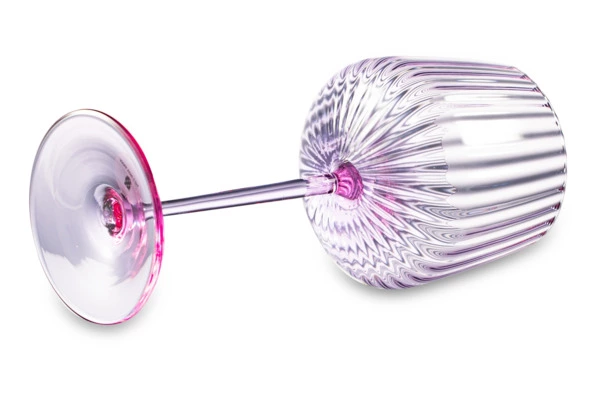 Бокал для белого вина Anna Von Lipa Пульсация 230 мл, стекло хрустальное, лиловый