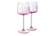 Набор бокалов для белого вина Anna Von Lipa Пульсация 230 мл, 2 шт, стекло хрустальное, лиловый