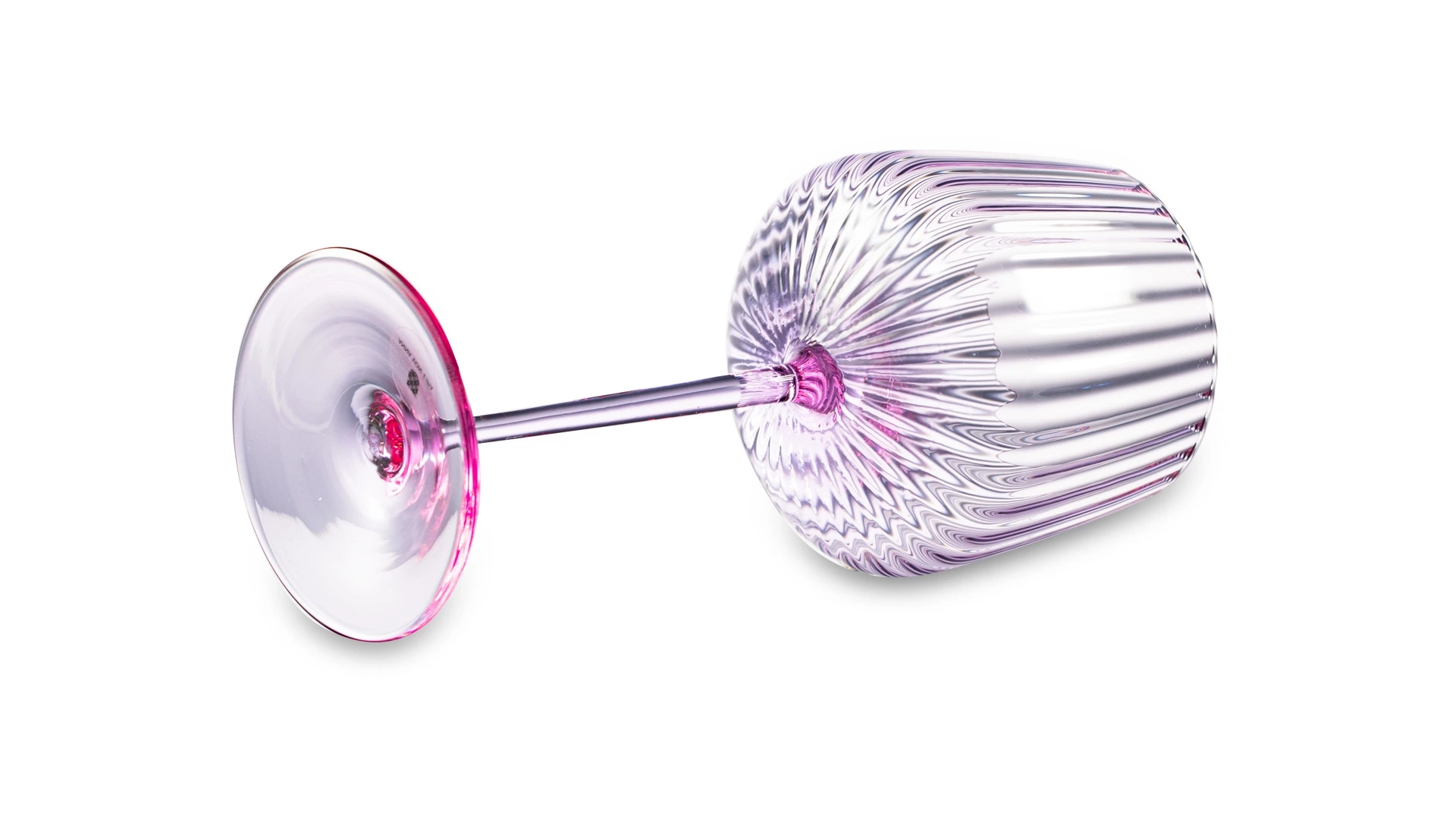 Набор бокалов для белого вина Anna Von Lipa Пульсация 230 мл, 2 шт, стекло хрустальное, лиловый