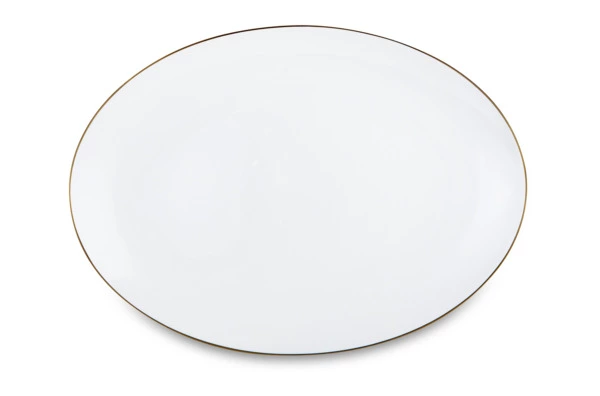 Сервиз столовый Narumi Золотая линия на 6 персон 20 предметов, фарфор костяной