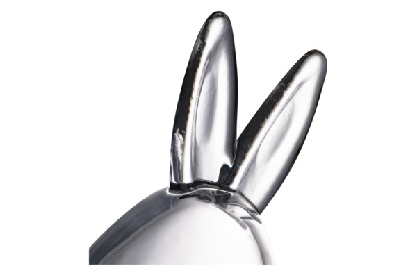 Подсвечник для свечи-таблетки Rasteli Кролик 8,5 см, h17 см, стекло