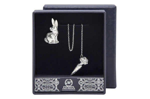 Ионизатор воды в футляре АргентА От Души Зайка 16,55  г, серебро 925