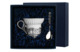 Чашка чайная с ложкой в футляре АргентА Кружевные узоры 72,54 г, 2 предмета, серебро 925, фарфор
