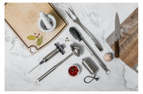 Доска разделочная ComposeEat Fashion 29х22 см, композит, порфир кремовый