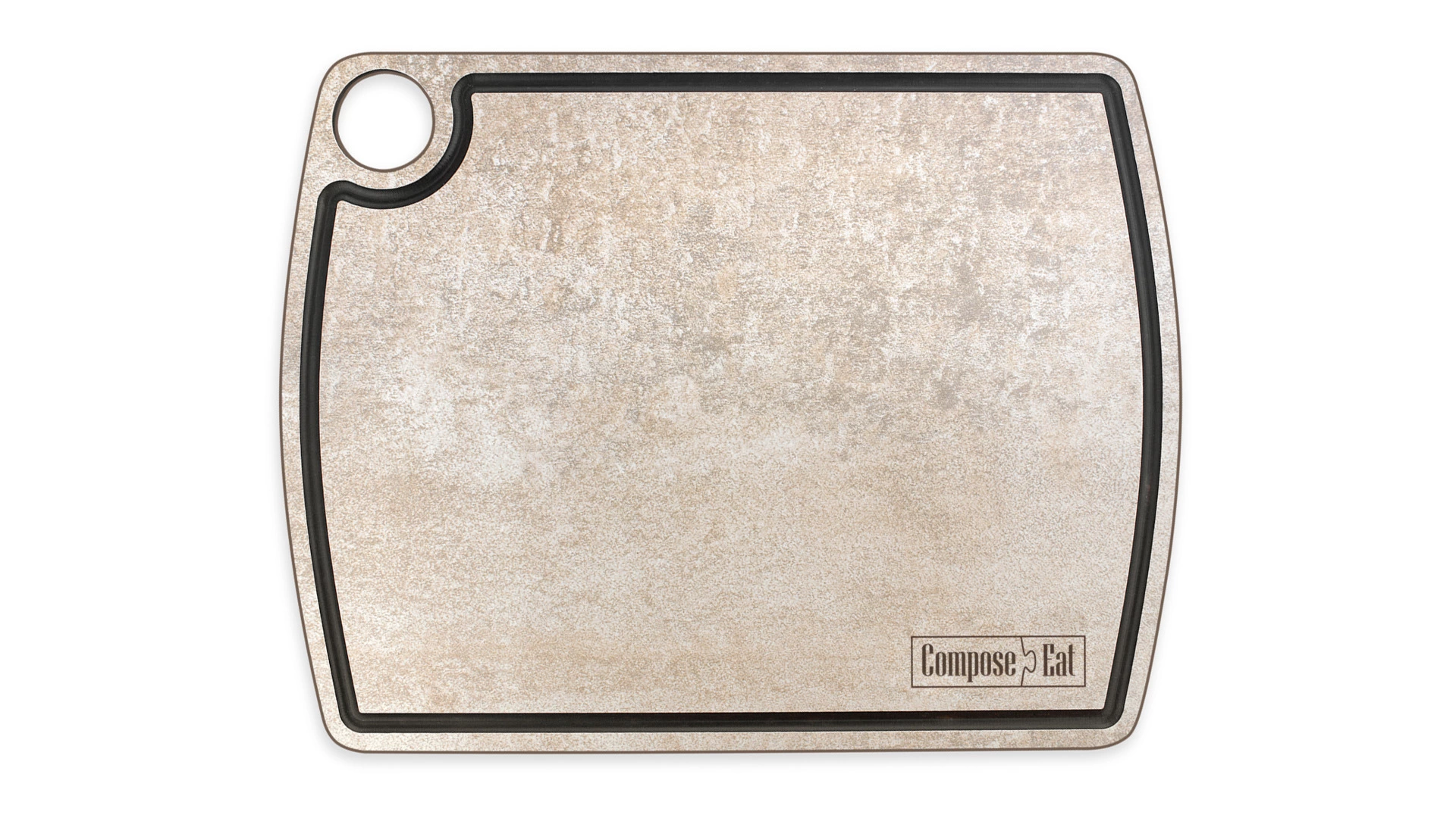 Доска разделочная ComposeEat Fashion 29х22 см, композит, порфир кремовый
