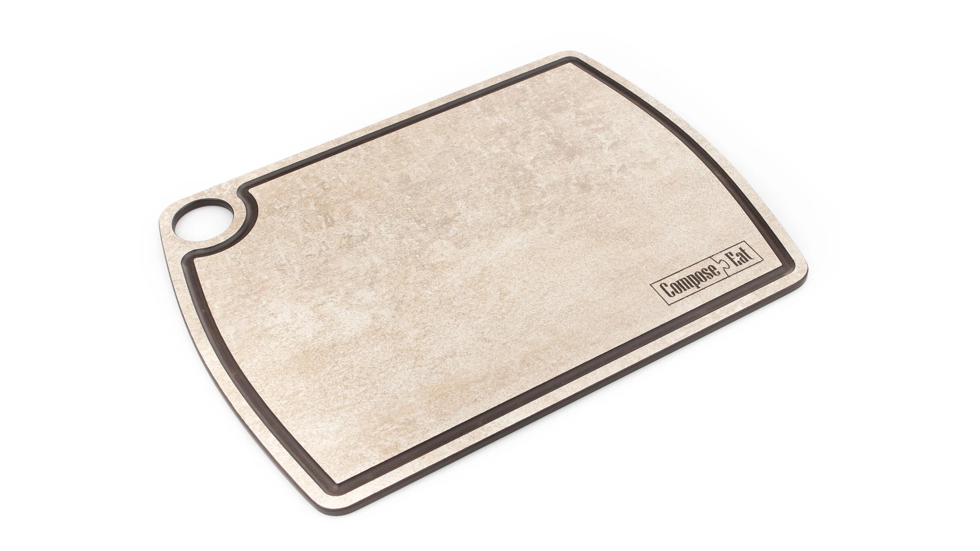 Доска разделочная ComposeEat Fashion 29х22 см, композит, порфир кремовый