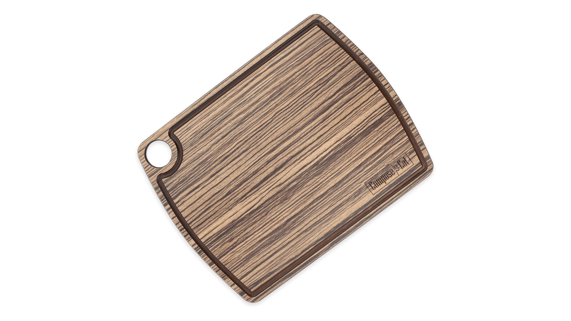 Доска разделочная ComposeEat Fashion 29х22 см, композит, зебрано натуральный