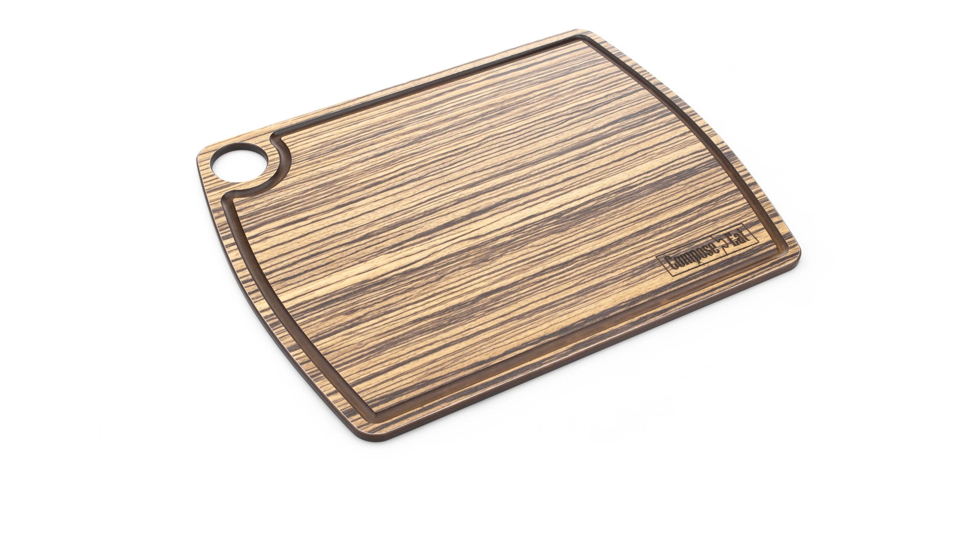 Доска разделочная ComposeEat Fashion 29х22 см, композит, зебрано натуральный