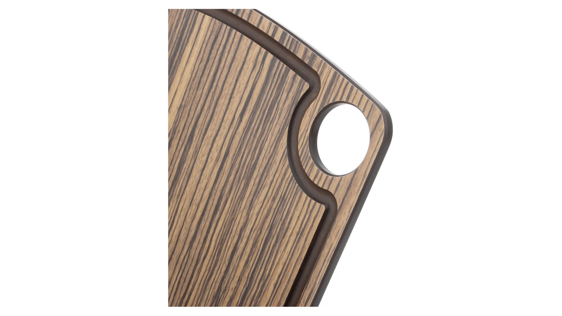 Доска разделочная ComposeEat Fashion 29х22 см, композит, зебрано натуральный