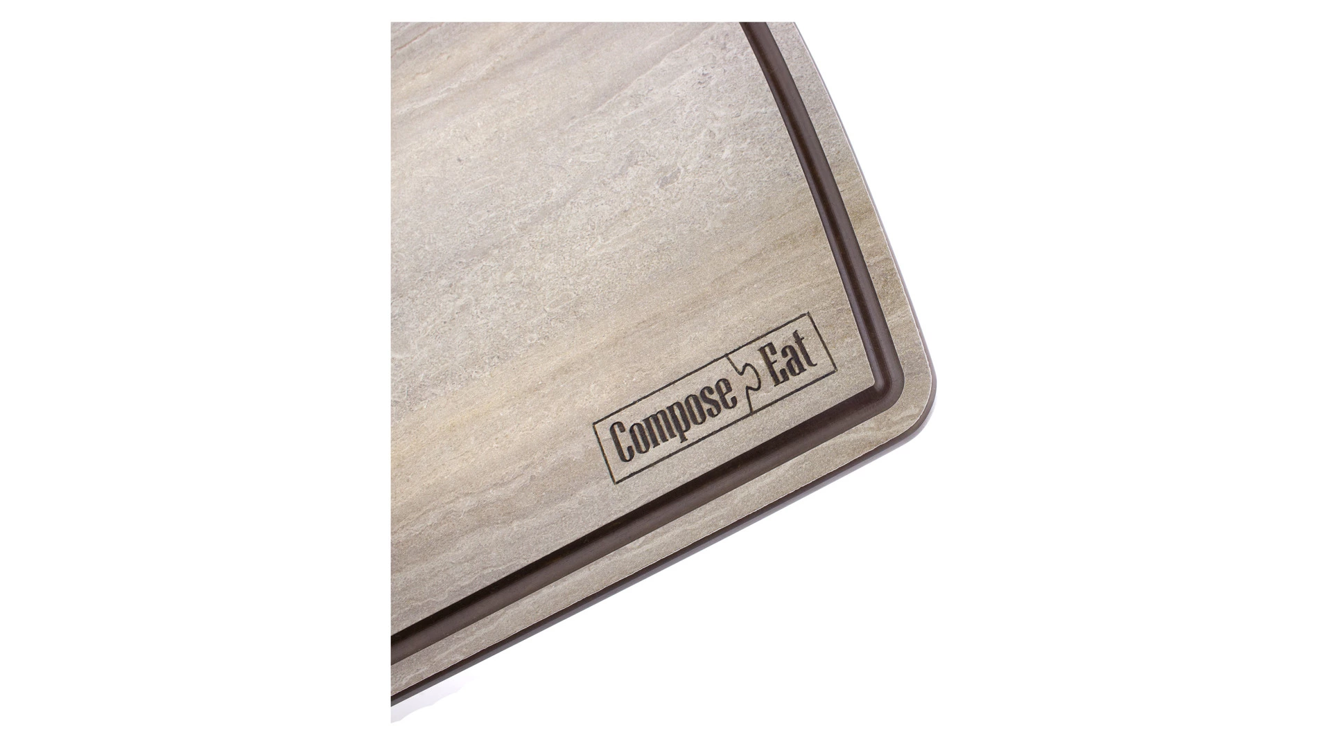 Доска разделочная ComposeEat Fashion 36х28 см, композит, травертин капучино