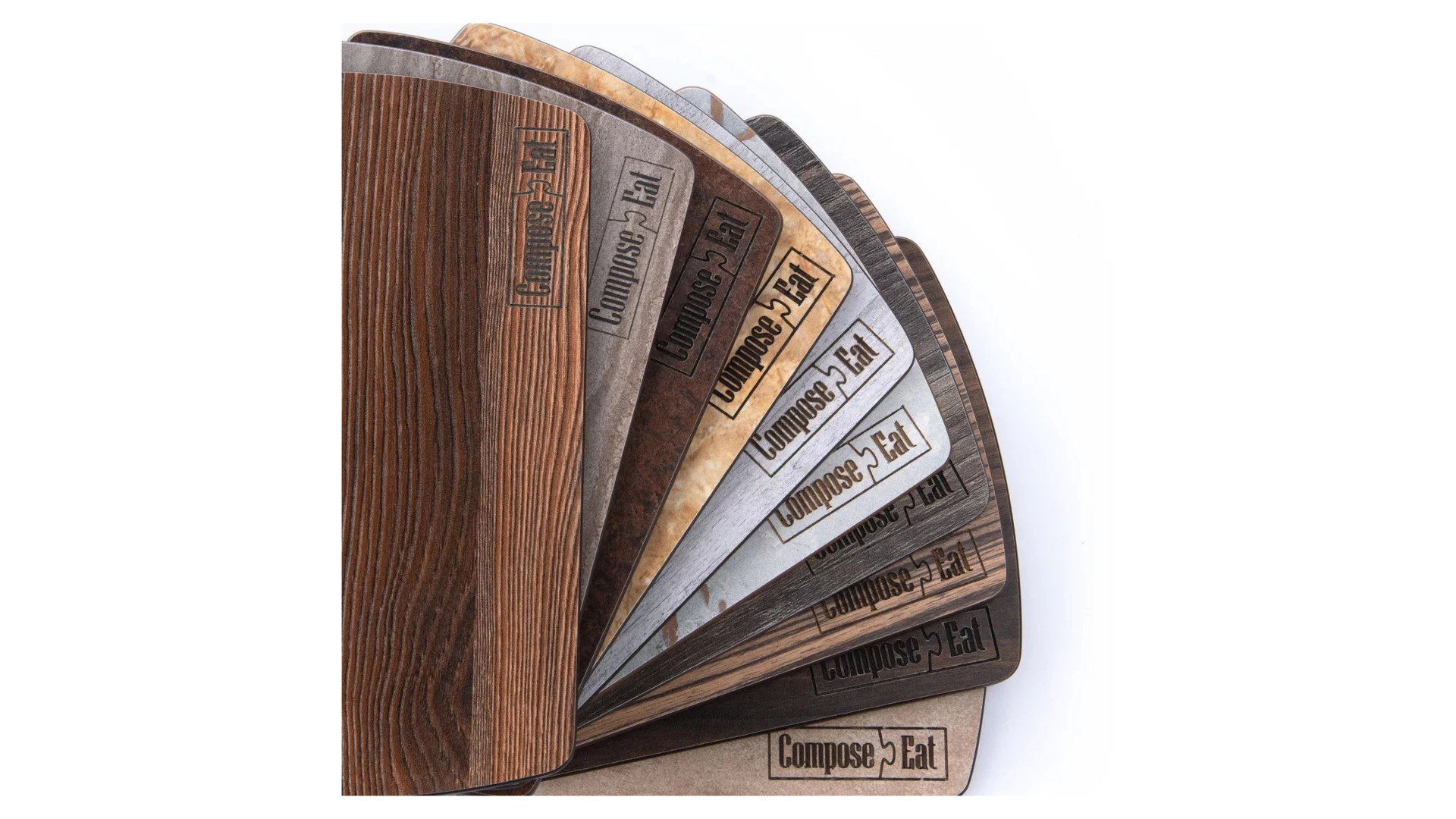 Доска разделочная ComposeEat Fashion 36х28 см, композит, порфир кремовый