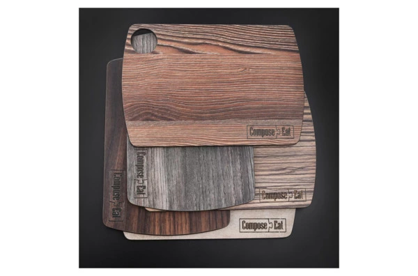 Доска разделочная ComposeEat Fashion 36х28 см, композит, порфир кремовый