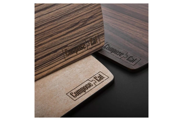 Доска разделочная ComposeEat Fashion 36х28 см, композит, порфир кремовый