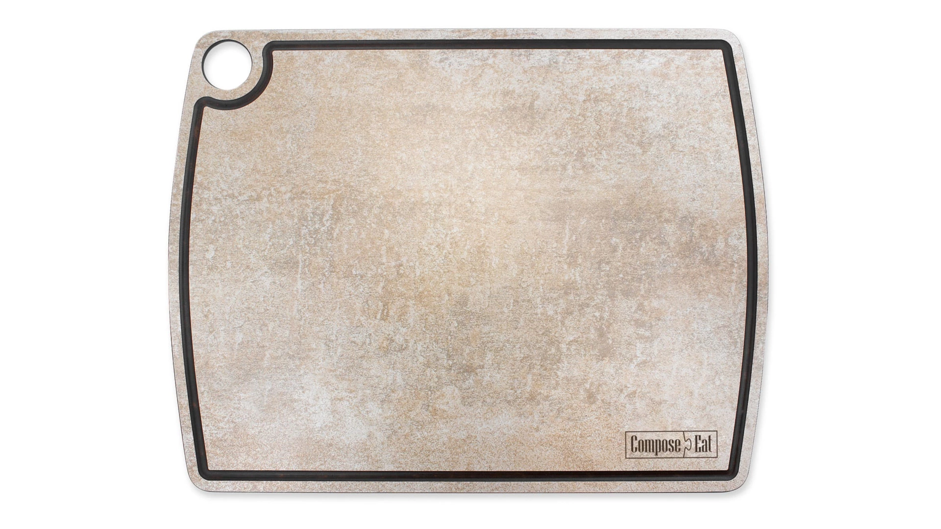 Доска разделочная ComposeEat Fashion 36х28 см, композит, порфир кремовый