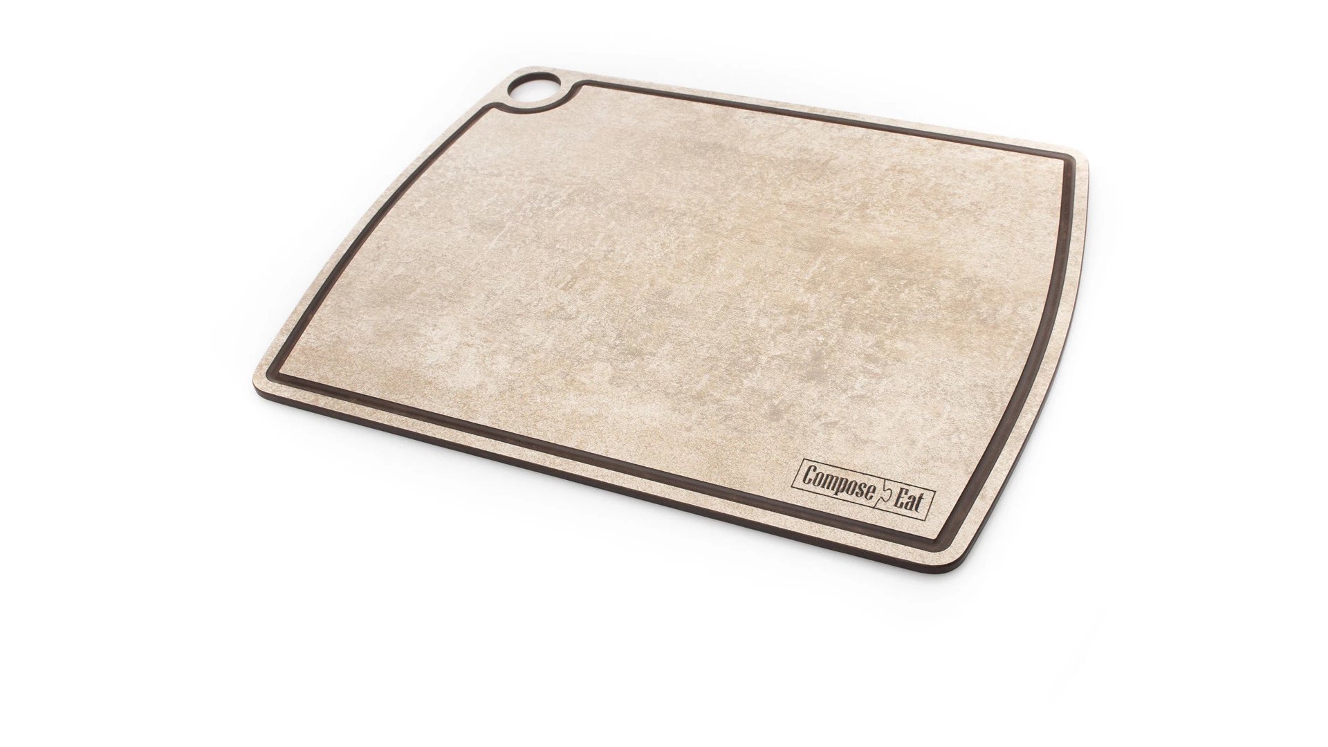 Доска разделочная ComposeEat Fashion 36х28 см, композит, порфир кремовый