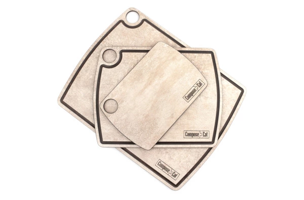 Доска разделочная ComposeEat Fashion 36х28 см, композит, порфир кремовый