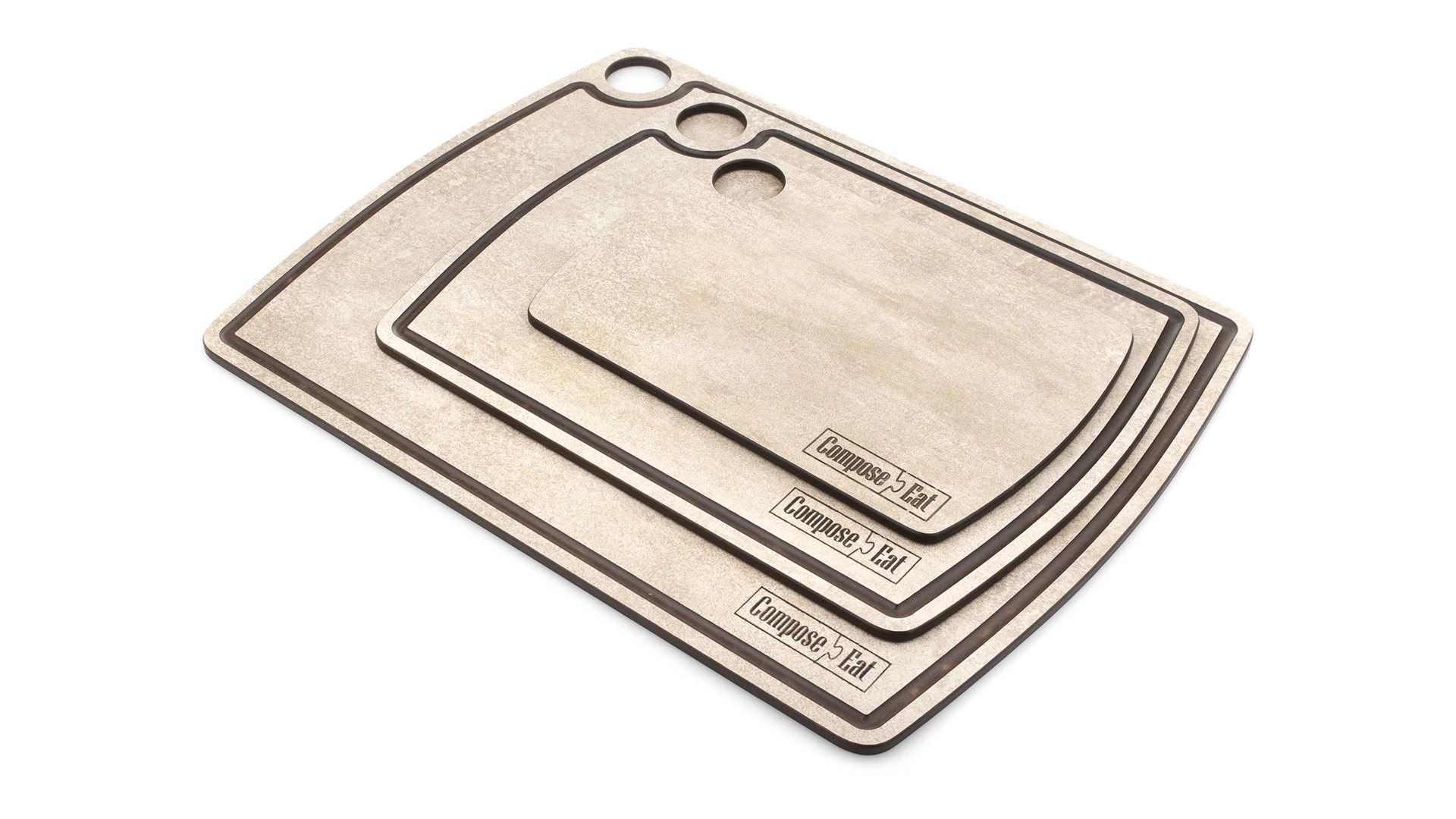 Доска разделочная ComposeEat Fashion 36х28 см, композит, порфир кремовый