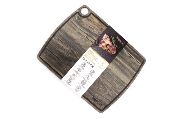 Доска разделочная ComposeEat Fashion 36х28 см, композит, дуб мореный