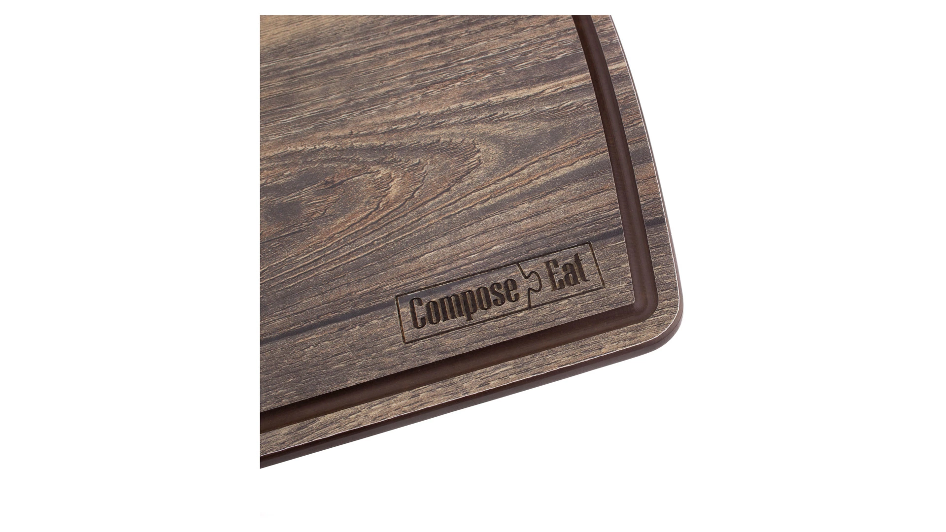 Доска разделочная ComposeEat Fashion 36х28 см, композит, дуб мореный