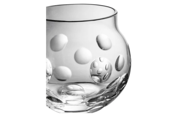 Конфетница с крышкой Cristal de Paris 24 см, белый ирис