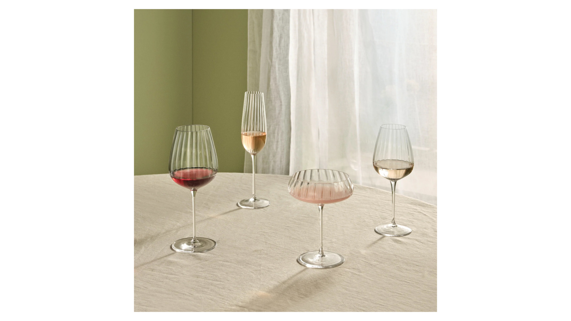 Набор бокалов для шампанского Nude Glass Round UP 200 мл, 2 шт, стекло хрустальное