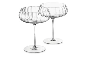 Набор креманок для шампанского Nude Glass Round UP 400 мл, 2 шт, стекло хрустальное