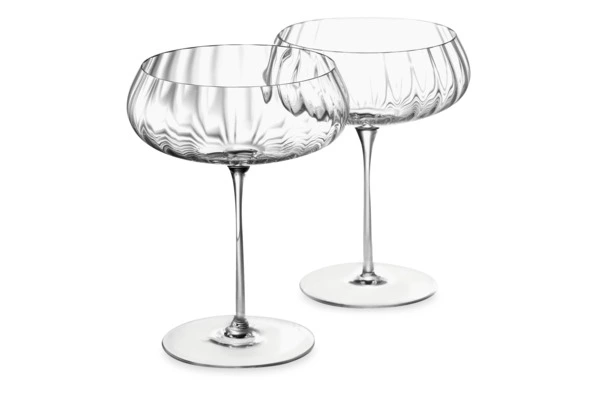 Набор креманок для шампанского Nude Glass Round UP 400 мл, 2 шт, стекло хрустальное