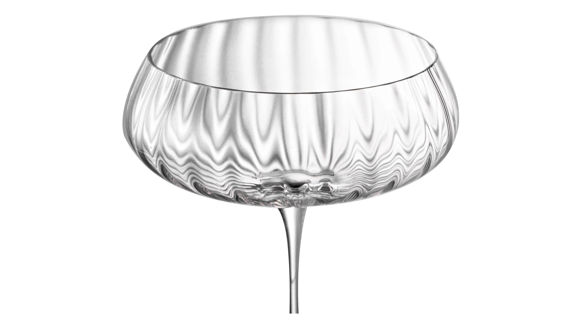 Набор креманок для шампанского Nude Glass Round UP 400 мл, 2 шт, стекло хрустальное
