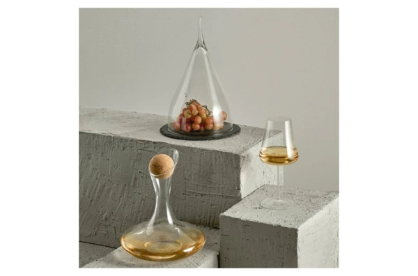 Декантер для вина с пробкой Nude Glass Oxygen 1,75 л, стекло хрустальное