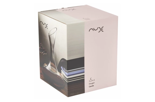 Декантер для вина с пробкой Nude Glass Oxygen 1,75 л, стекло хрустальное