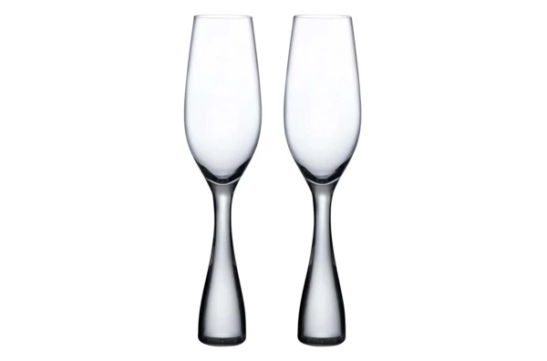 Набор бокалов для шампанского Nude Glass Wine Party 250 мл, 2 шт, стекло хрустальное