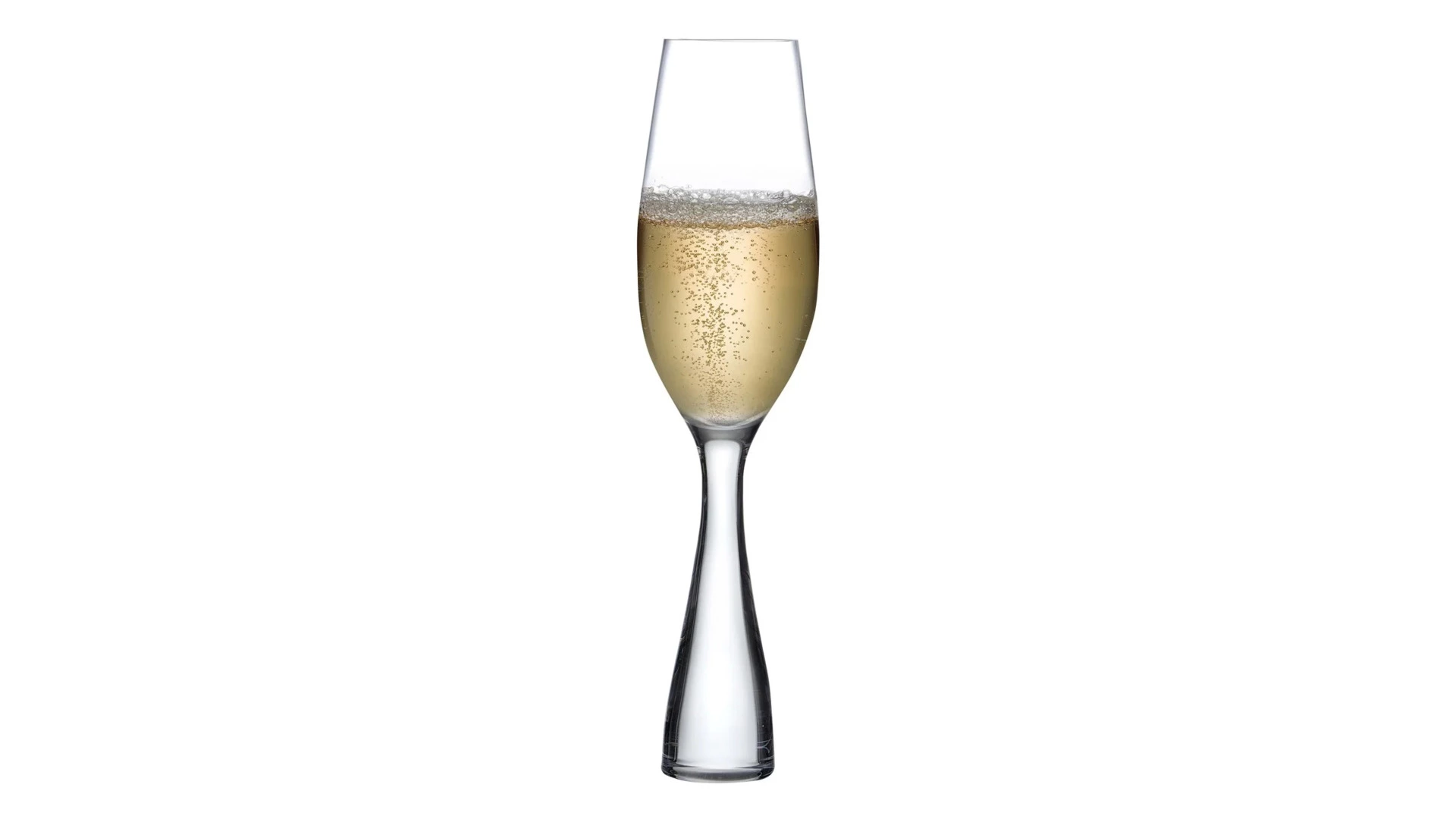 Набор бокалов для шампанского Nude Glass Wine Party 250 мл, 2 шт, стекло хрустальное