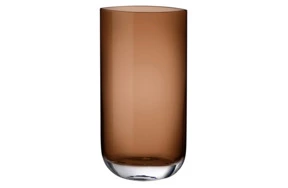 Ваза Nude Glass Лезвие 40 см, стекло хрустальное, карамельная
