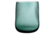 Ваза прямоугольная Nude Glass Опти 24х20 см, стекло хрустальное, зеленая