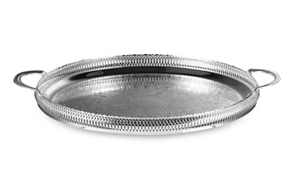 Набор для чая Queen Anne: поднос, сахарница, ложка, 6 стаканов с подстаканниками, сталь, стекло