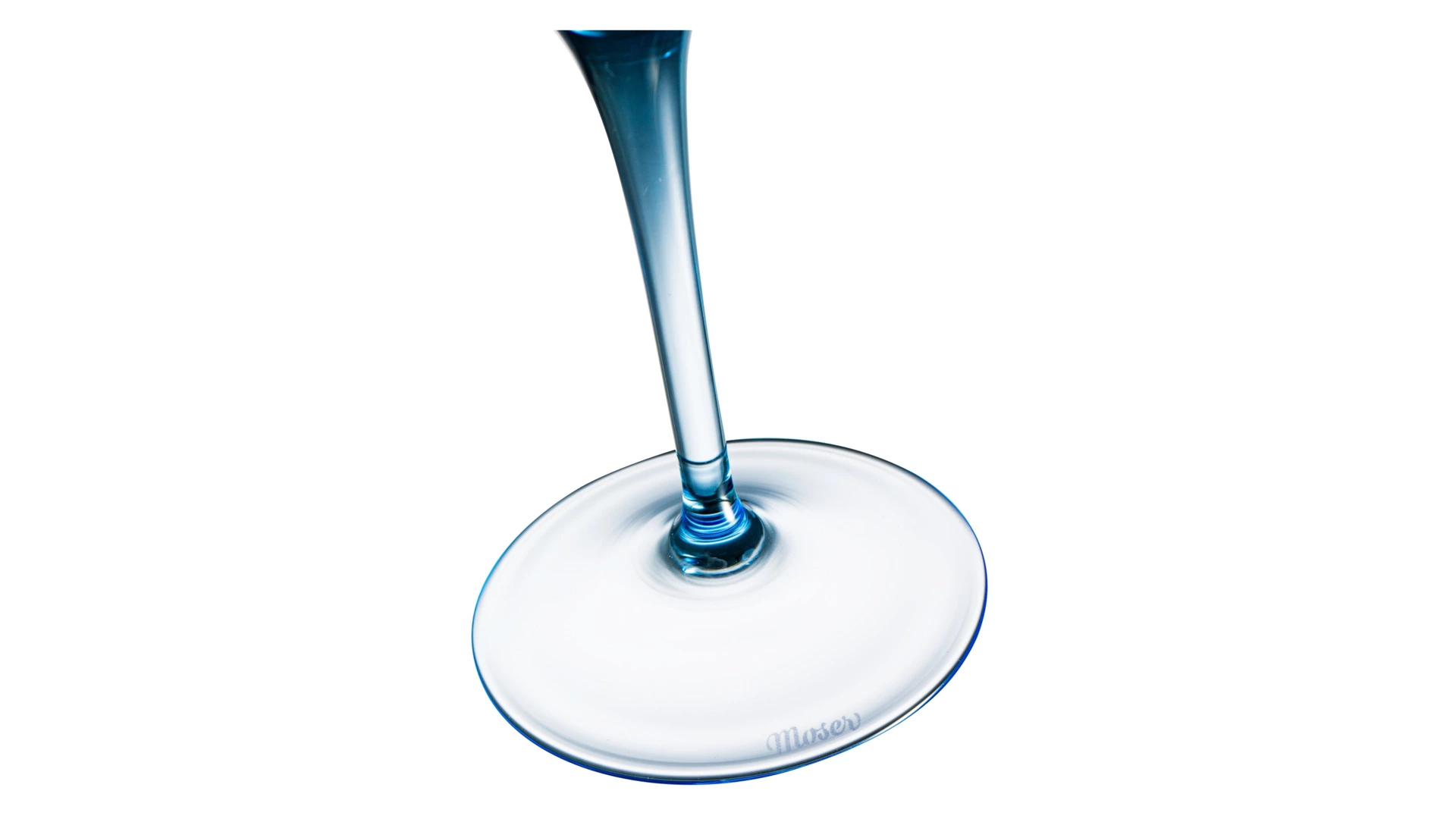 Бокал для красного вина Moser Оптик 350 мл, аквамарин